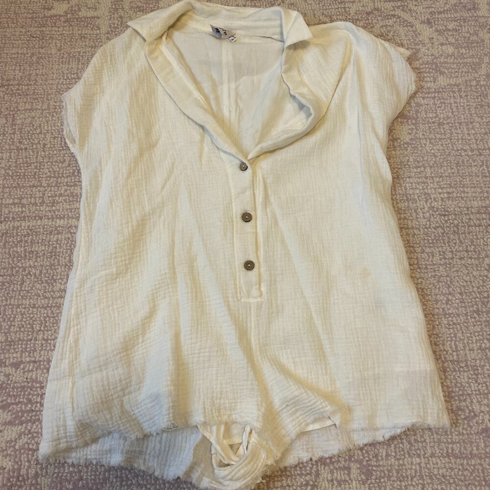 Princess Polly Gauze Beach Romper